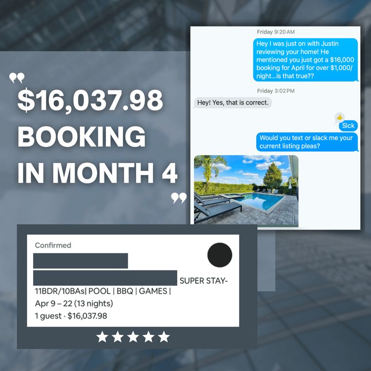 Levi. A $16,037.98 booking in month four